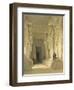 Excavated Temple of Gysha, Nubia, from Egypt and Nubia, Vol.1-David Roberts-Framed Giclee Print