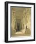 Excavated Temple of Gysha, Nubia, from Egypt and Nubia, Vol.1-David Roberts-Framed Giclee Print