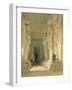 Excavated Temple of Gysha, Nubia, from Egypt and Nubia, Vol.1-David Roberts-Framed Giclee Print