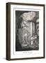 Excavating a Low-Relief Carving of the Fish God Dagon, Nineveh, 1853-N Chevalier-Framed Giclee Print