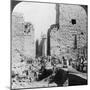 Excavating an Avenue to the Temple of Karnak, Thebes, Egypt, 1905-Underwood & Underwood-Mounted Photographic Print