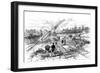 Excavating the Panama Canal, 1888-null-Framed Giclee Print