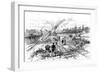 Excavating the Panama Canal, 1888-null-Framed Giclee Print