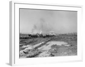 Excavation for the Reflecting Pool-null-Framed Photographic Print