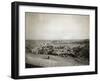 Excavation Near Great Pyramid and Sphinx-null-Framed Photographic Print