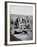 Excavation of a Tomb at Saqqarah-null-Framed Photographic Print