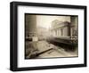 Excavation Site at 42nd Street and Park Avenue, New York, c.1920-Byron Company-Framed Giclee Print