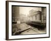 Excavation Site at 42nd Street and Park Avenue, New York, c.1920-Byron Company-Framed Giclee Print