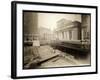 Excavation Site at 42nd Street and Park Avenue, New York, c.1920-Byron Company-Framed Giclee Print