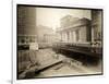 Excavation Site at 42nd Street and Park Avenue, New York, c.1920-Byron Company-Framed Giclee Print