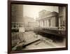 Excavation Site at 42nd Street and Park Avenue, New York, c.1920-Byron Company-Framed Giclee Print