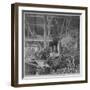 Excavation Work for the North Pier and Tidal Dam at Blackfriars Bridge, London, 1864-null-Framed Giclee Print