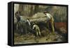 Excavations at Herculaneum-Filippo Palizzi-Framed Stretched Canvas