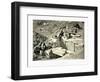 Excavations at Saqqarah Ruins-null-Framed Photographic Print