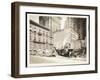 Excavations at the Building Site for the Aeolian Company Building at 5th Avenue and 54th Street,…-Byron Company-Framed Giclee Print