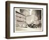 Excavations at the Building Site for the Aeolian Company Building at 5th Avenue and 54th Street,…-Byron Company-Framed Giclee Print