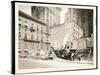 Excavations at the Building Site for the Aeolian Company Building at 5th Avenue and 54th Street,…-Byron Company-Stretched Canvas