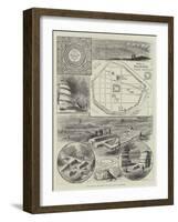 Excavations of the Remains of a Roman City at Silchester-null-Framed Giclee Print