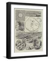 Excavations of the Remains of a Roman City at Silchester-null-Framed Giclee Print