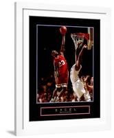 Excel: Basketball-null-Framed Art Print