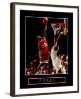 Excel: Basketball-null-Framed Art Print