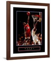 Excel: Basketball-null-Framed Art Print