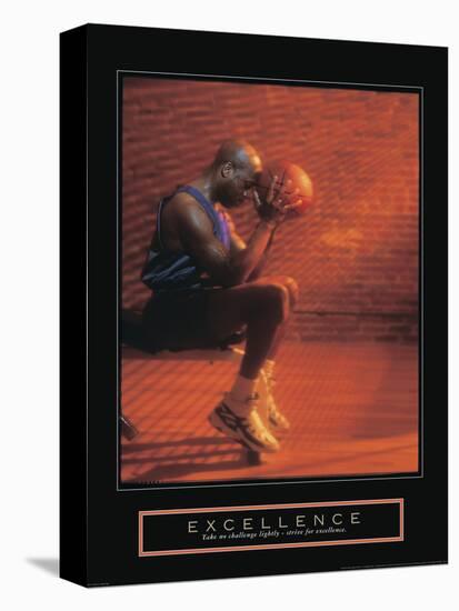 Excellence - Basketball-Unknown Unknown-Stretched Canvas