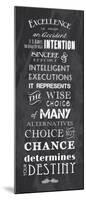 Excellence is Never an Accident-Veruca Salt-Mounted Art Print