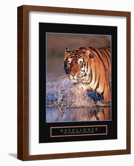 Excellence-null-Framed Art Print