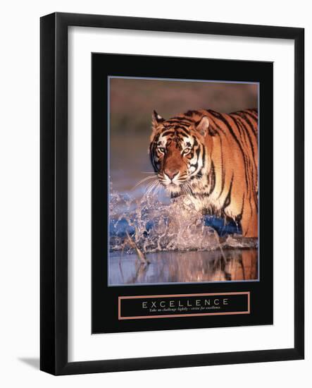 Excellence-null-Framed Art Print