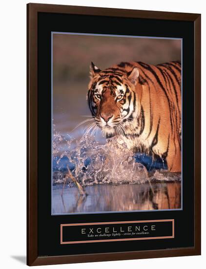 Excellence-null-Framed Art Print