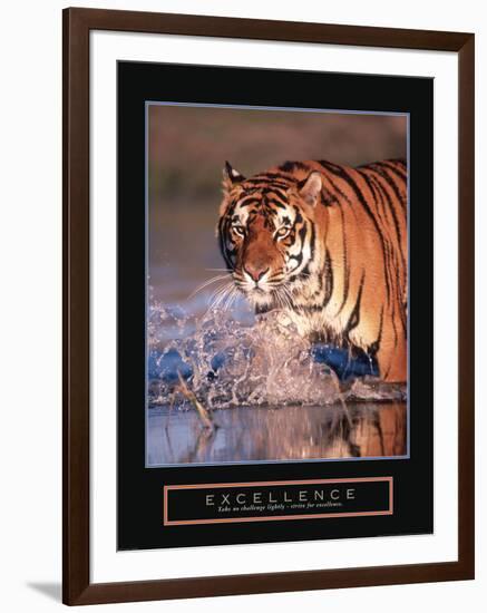 Excellence-null-Framed Art Print