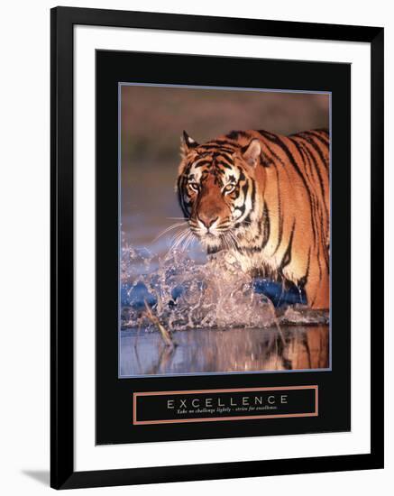 Excellence-null-Framed Art Print