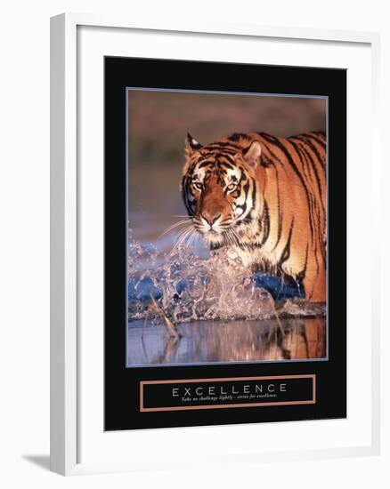 Excellence-null-Framed Art Print