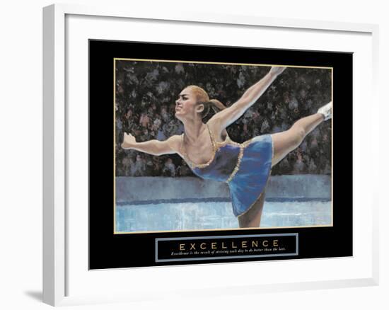 Excellence-null-Framed Art Print