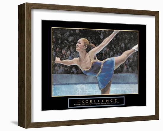 Excellence-null-Framed Art Print