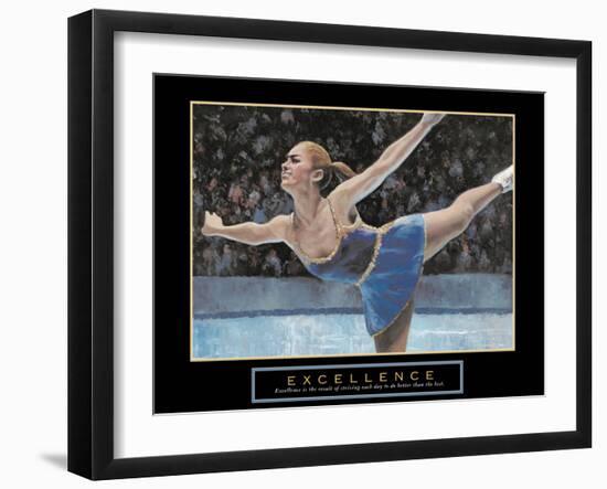 Excellence-null-Framed Art Print