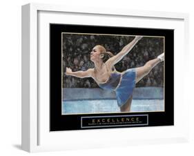 Excellence-null-Framed Art Print