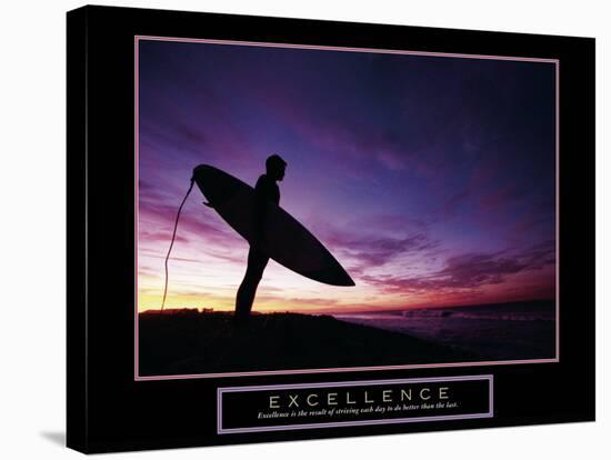 Excellence-null-Stretched Canvas