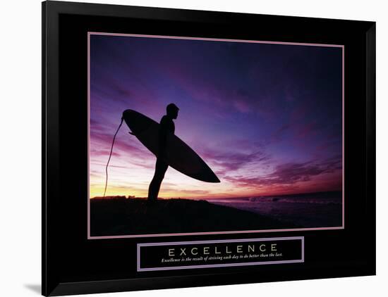 Excellence-null-Framed Art Print