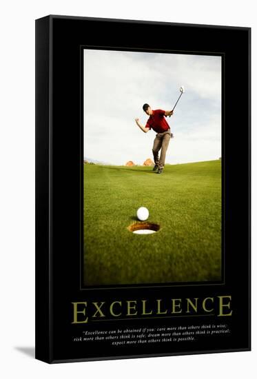 Excellence-null-Framed Stretched Canvas