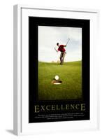 Excellence-null-Framed Art Print