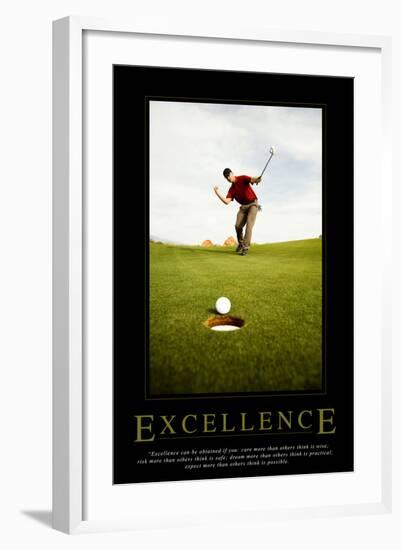 Excellence-null-Framed Art Print