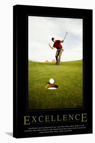 Excellence-null-Stretched Canvas