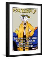 Excellence-null-Framed Art Print