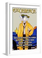 Excellence-null-Framed Art Print