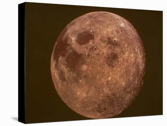 Excellent Closeup of a Full Moon-null-Stretched Canvas
