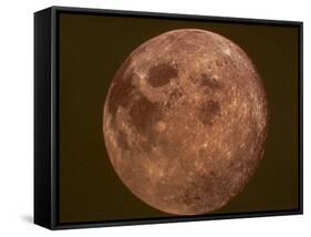 Excellent Closeup of a Full Moon-null-Framed Stretched Canvas