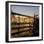 Excellent Detail of a Fieldstone Fence, a Good Example of Early American Masonry-Walker Evans-Framed Photographic Print