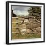 Excellent Detail of a Fieldstone Fence, a Good Example of Early American Masonry-Walker Evans-Framed Photographic Print